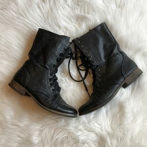 Mossimo Women's Sz 8 Black Combat Boots Mossimo Women's Sz 8 Black Combat Boots