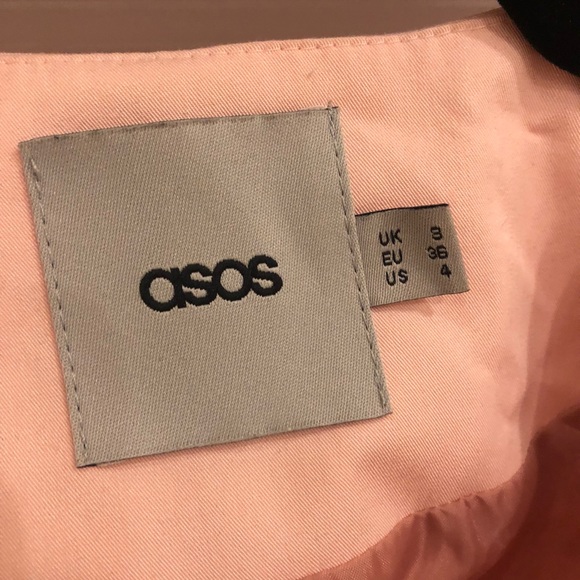 ASOS Pink / Peach Blazer Jacket Size 4 - Picture 3 of 4