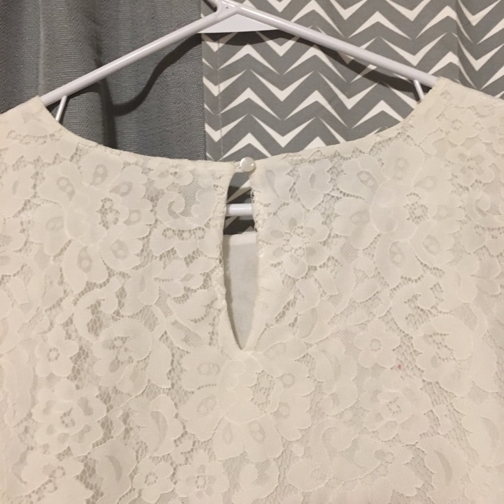 Lace High Neck Tank Top NWOT - Picture 4 of 4