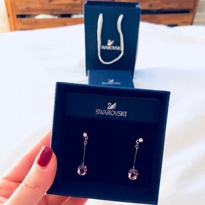 Swarovski drop earrings ❤️❤️