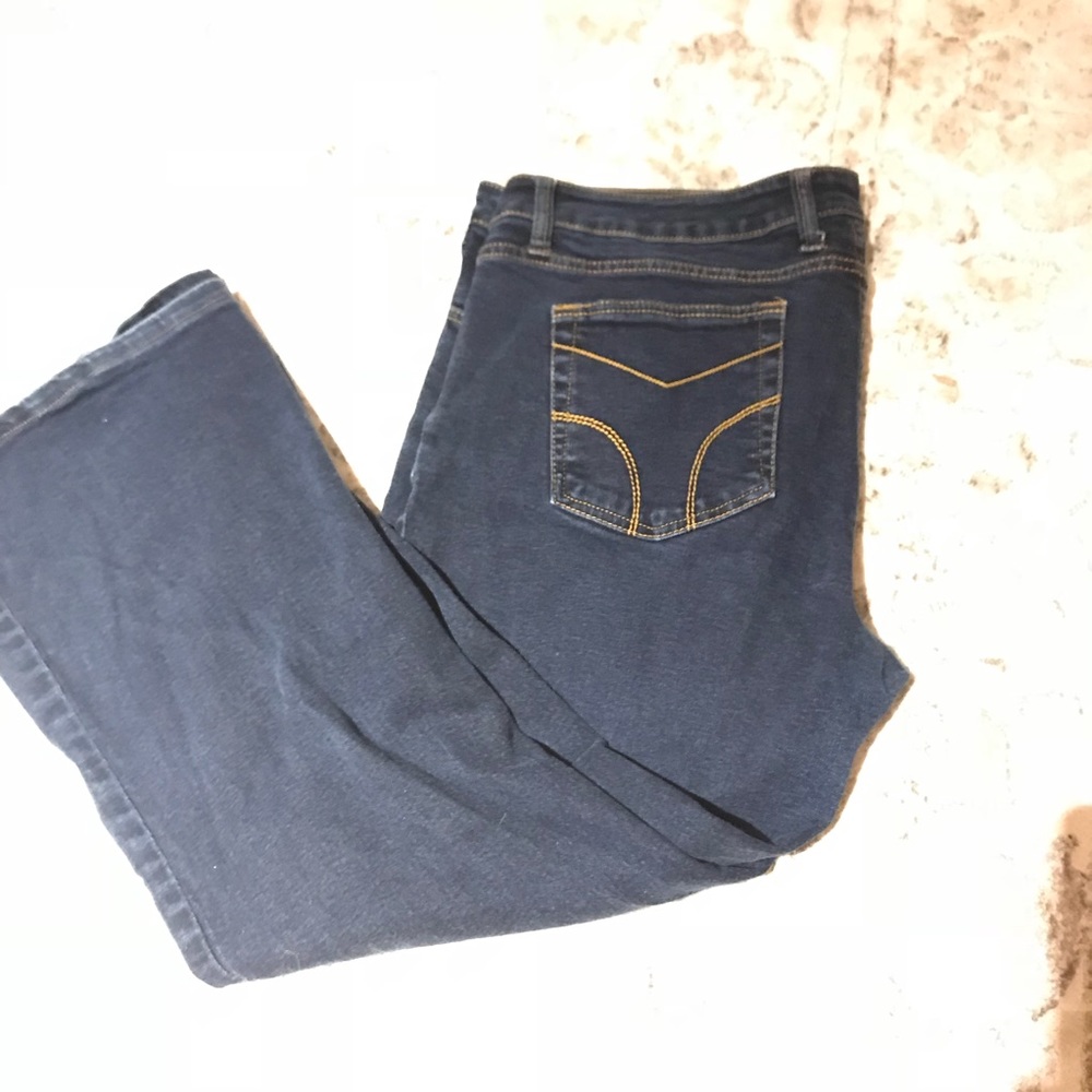 stretchy boot cut jeans