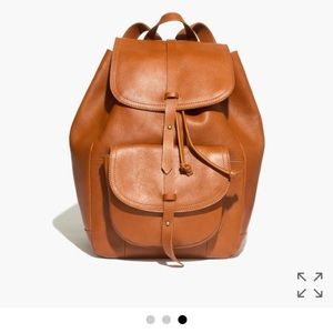 Madewell the transport rucksack English saddle