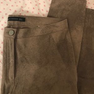Vegan Suede Pants