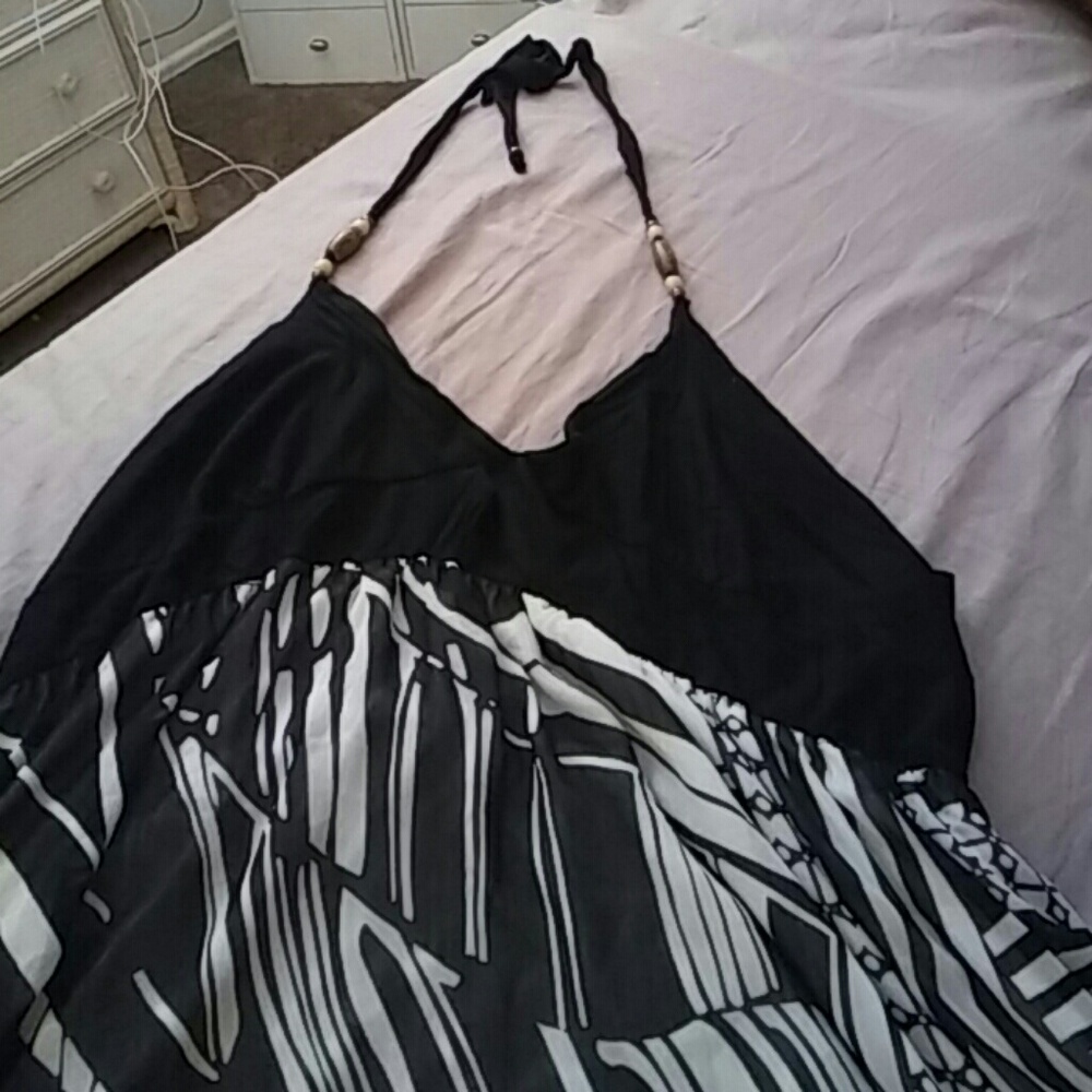 Maxi halter dress