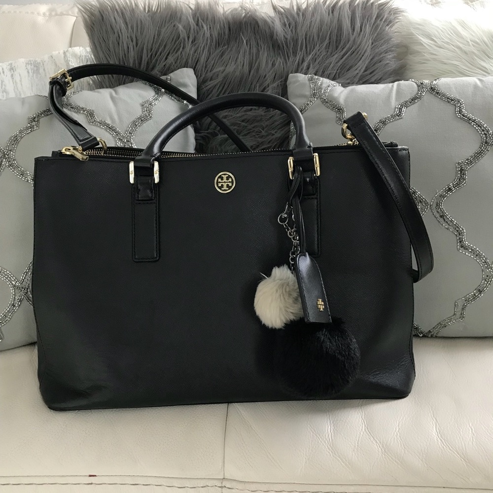 Tory Burch Robinson Double Zipper Tote Bag