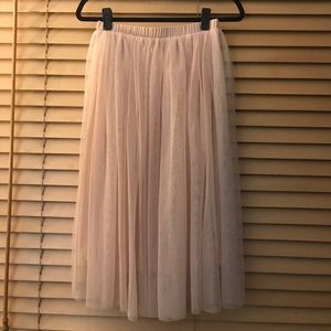 NWOT!!! Mossimo Blush tulle skirt size S/M