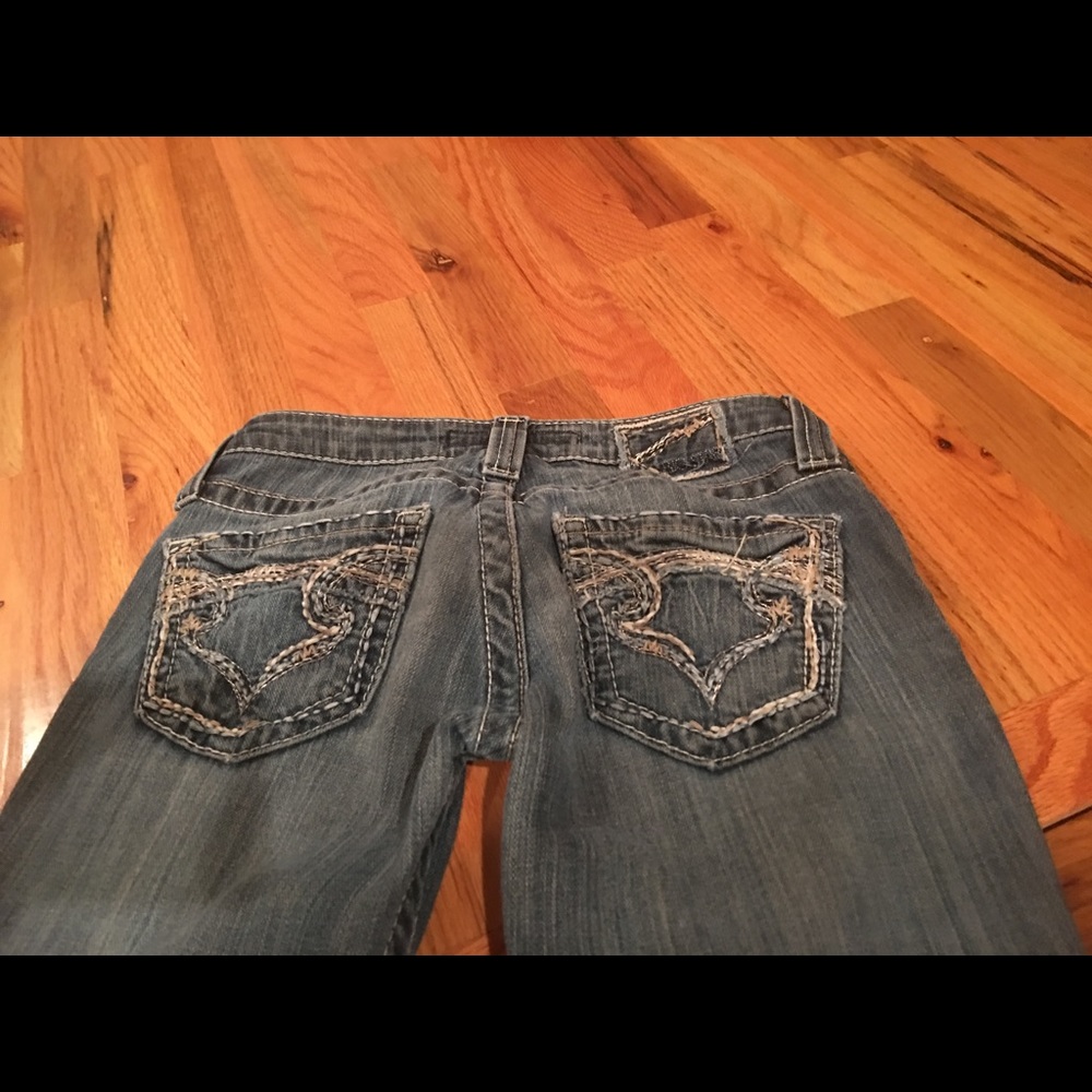 25/29 big star boot cut jeans low rise