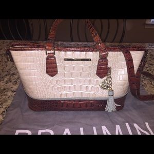 BRAHMIN Mini Asher in Linen