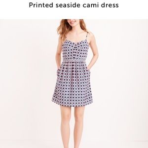 J.crew printed seaside cami dress