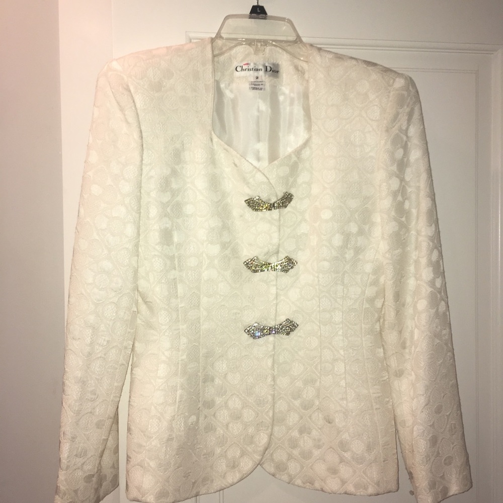Vintage Christian Dior Full Wedding Suit