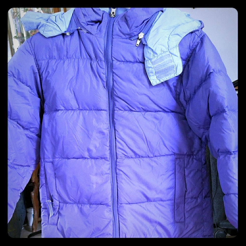 Purple winter coat