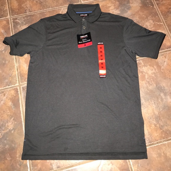 kirkland signature Other - NWT Men's Short Sleeve Polo grey size M