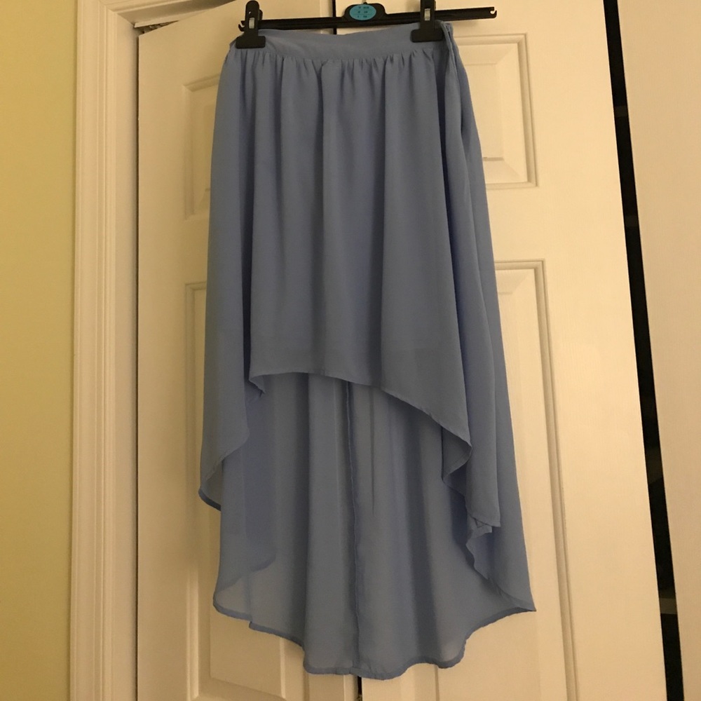Dusty blue goddess skirt