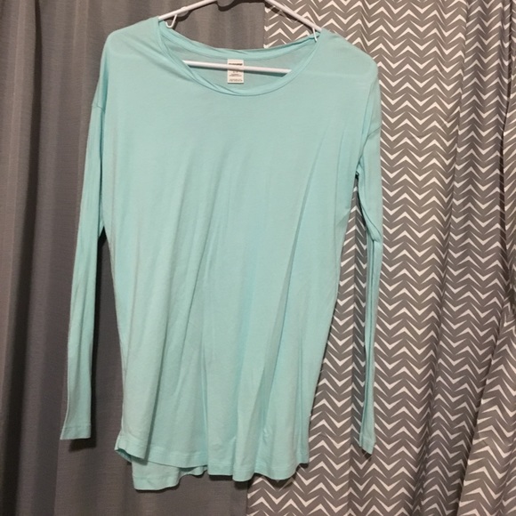 PINK Victoria's Secret Other - Aqua Long Sleeve Sleepwear NWOT