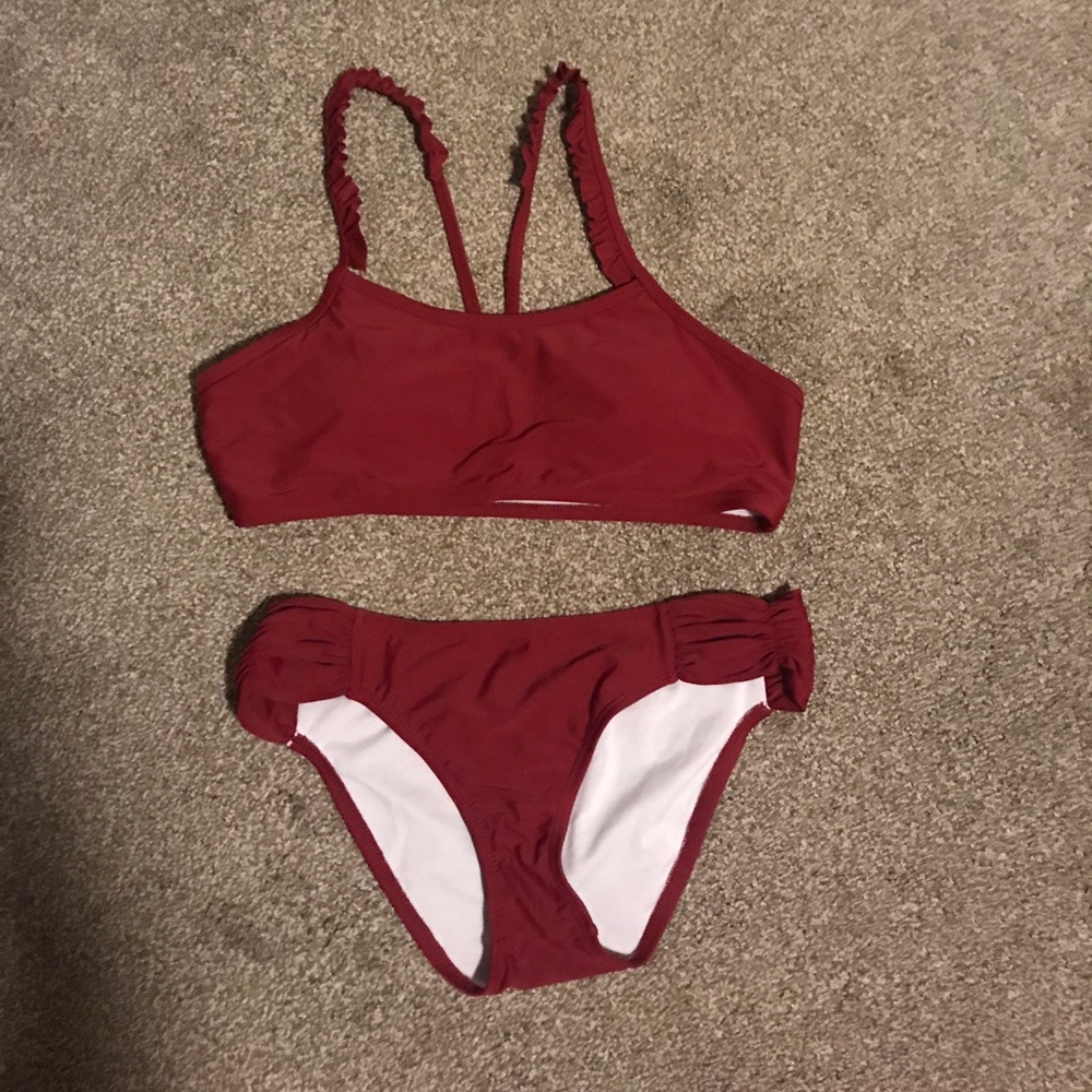Maroon Bikini