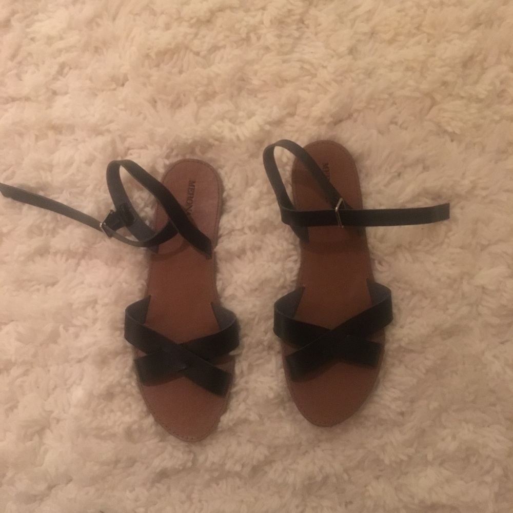 Black sandals