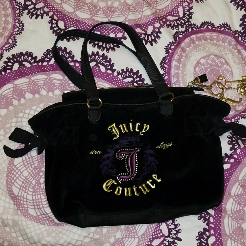 Juicy Couture velvet bag
