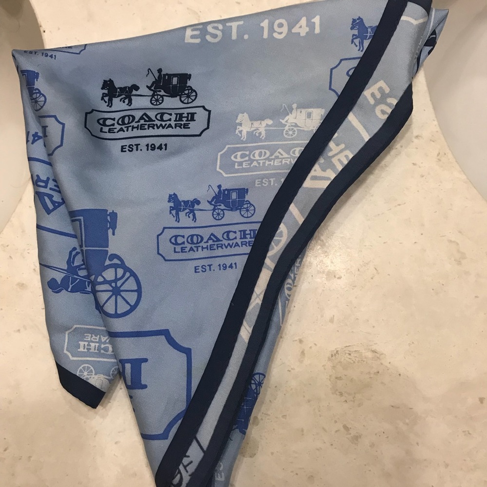 Coach Square Equestrian Scarf - Picture 3 of 6