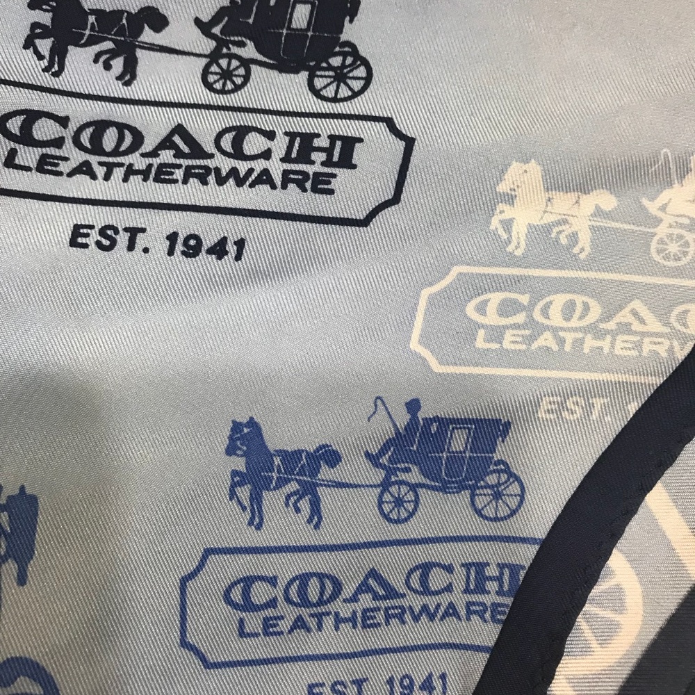 Coach Square Equestrian Scarf - Picture 6 of 6