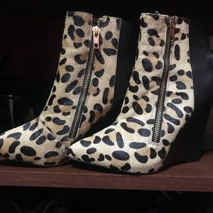 Steve Madden Leopard Print Wedges