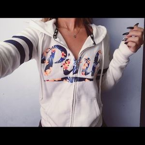 VS PINK RARE full zip hoodie