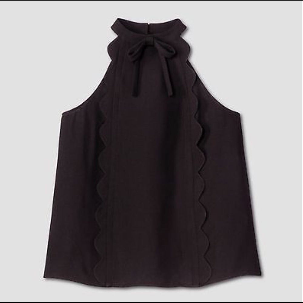 Victoria Beckham for Target black tank with bow