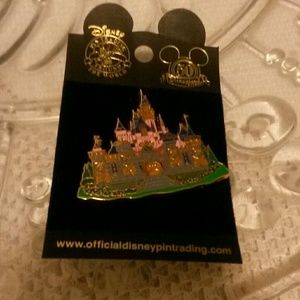 Disneyland Castle Enameled Pin NWOT