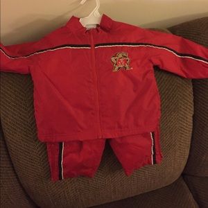 12 month old Maryland Terps track suit