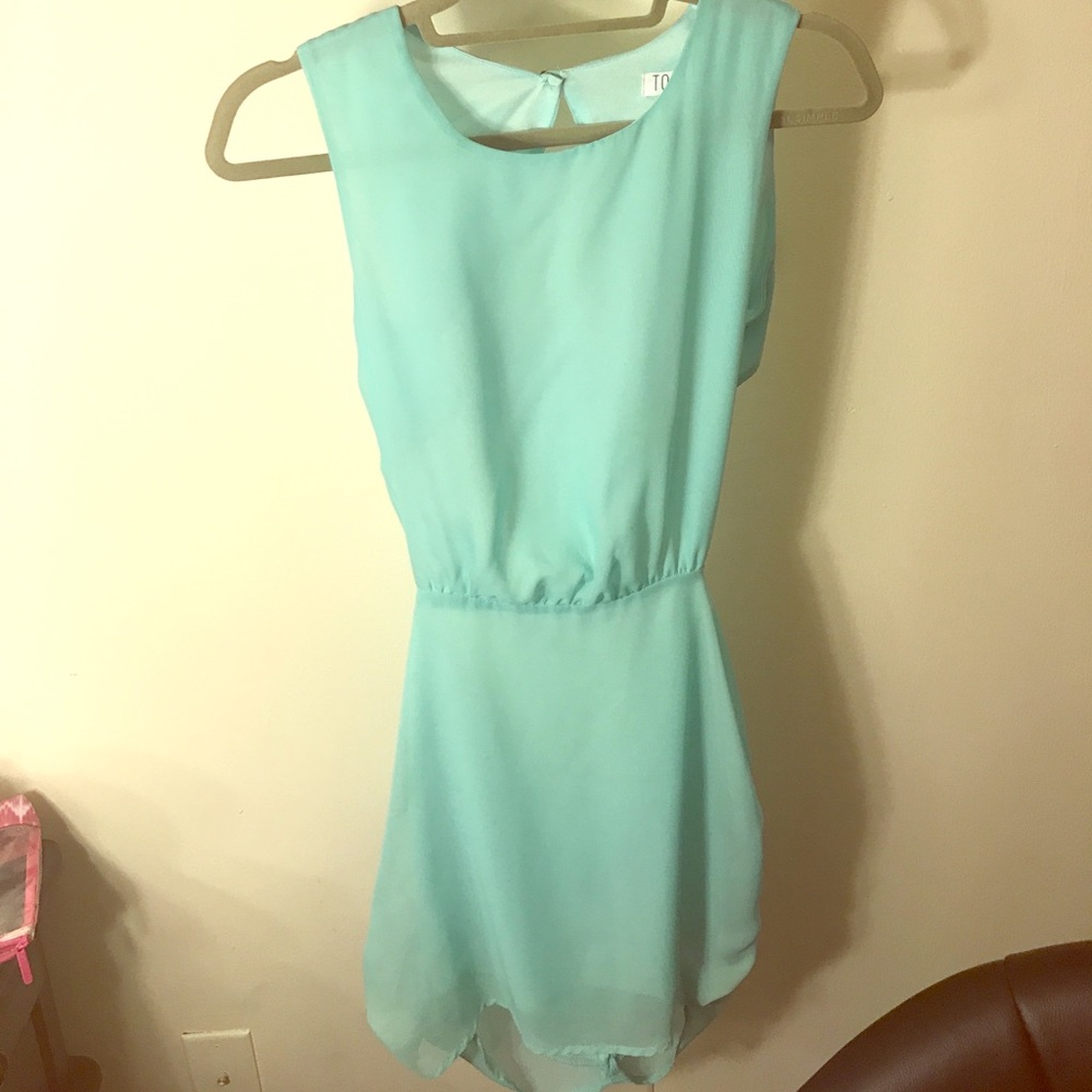 Open back dress