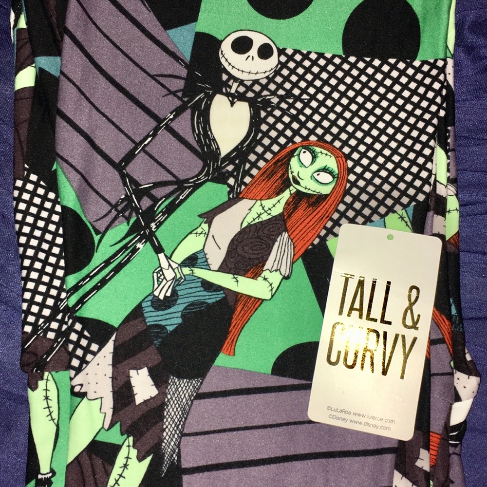 TC Jack and Sally NBC LulaRoe Leggings
