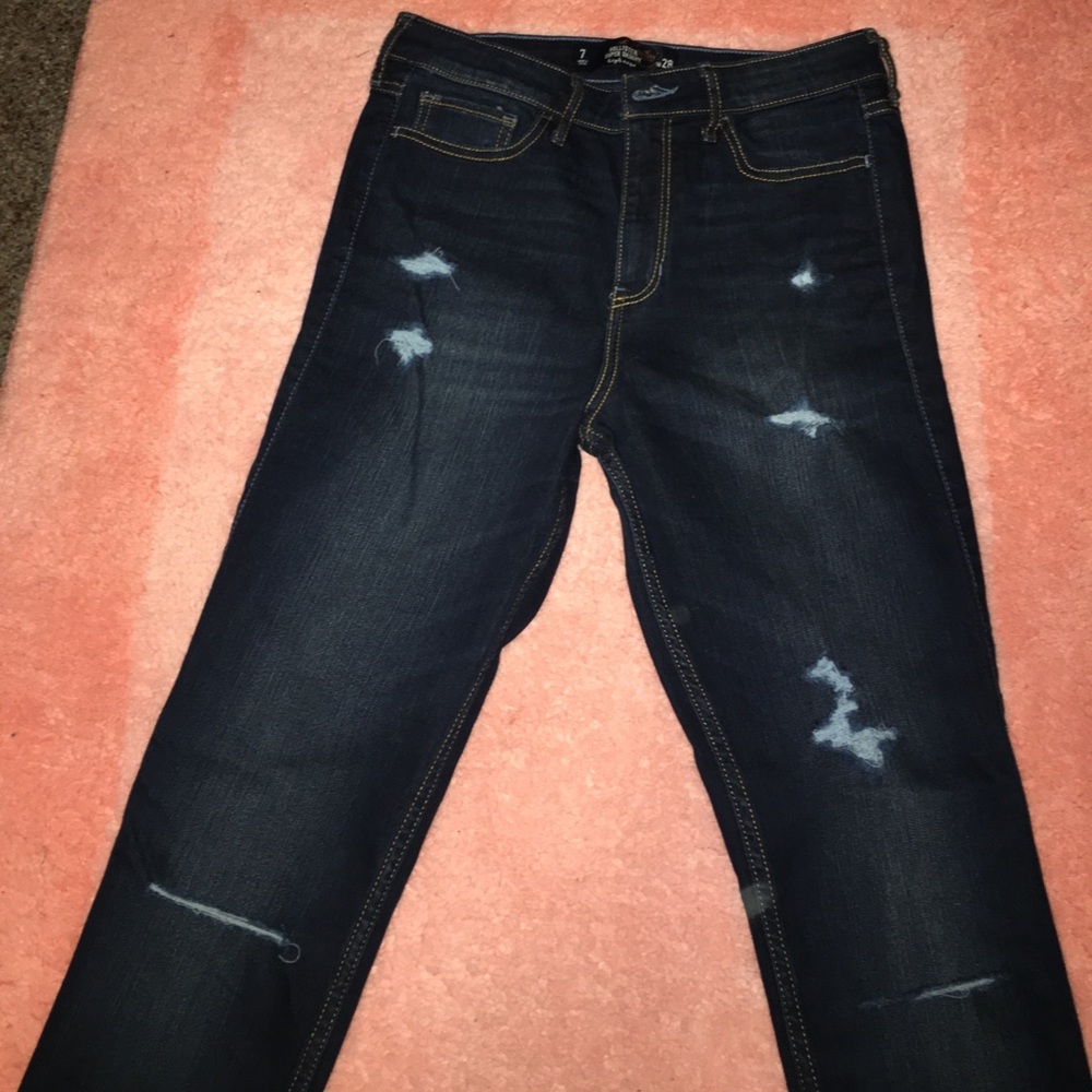 Hollister Super Skinny High Rise Jeans NWOT - Picture 2 of 4
