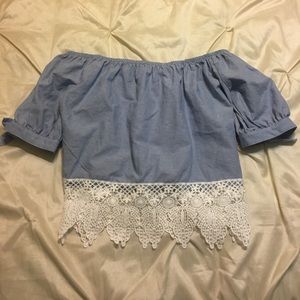 Off the shoulder top