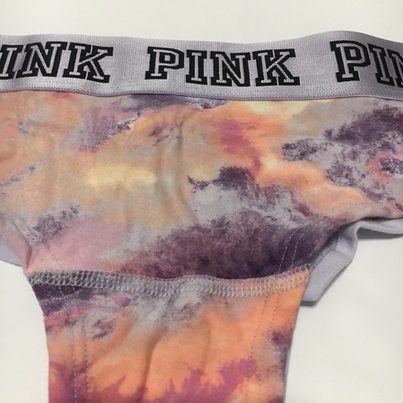 VS PINK Multicolored Cheekster Panty Size S - Picture 2 of 4