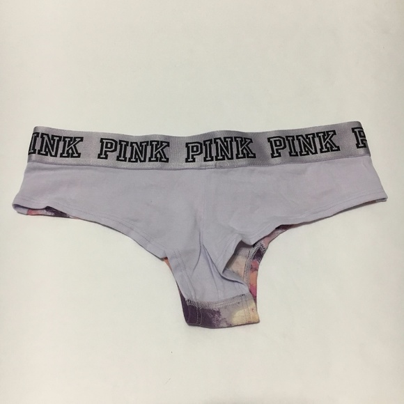 VS PINK Multicolored Cheekster Panty Size S - Picture 3 of 4