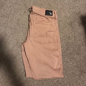 American Eagle Blush Jeggings