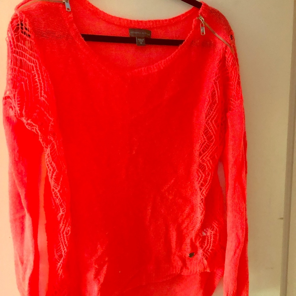 Kendall & Kylie Pink Sweater