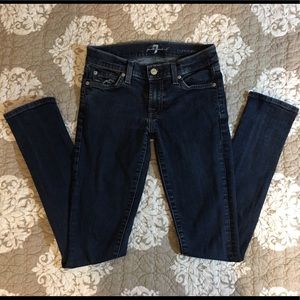 7 for all mankind Roxanne Dark wash skinny jeans 7 for all mankind Roxanne Dark wash skinny jeans