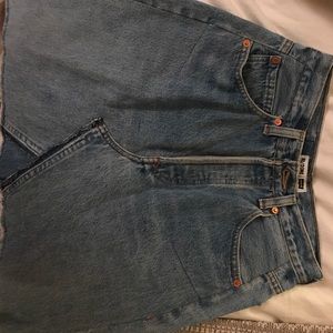ReDone denim skirt