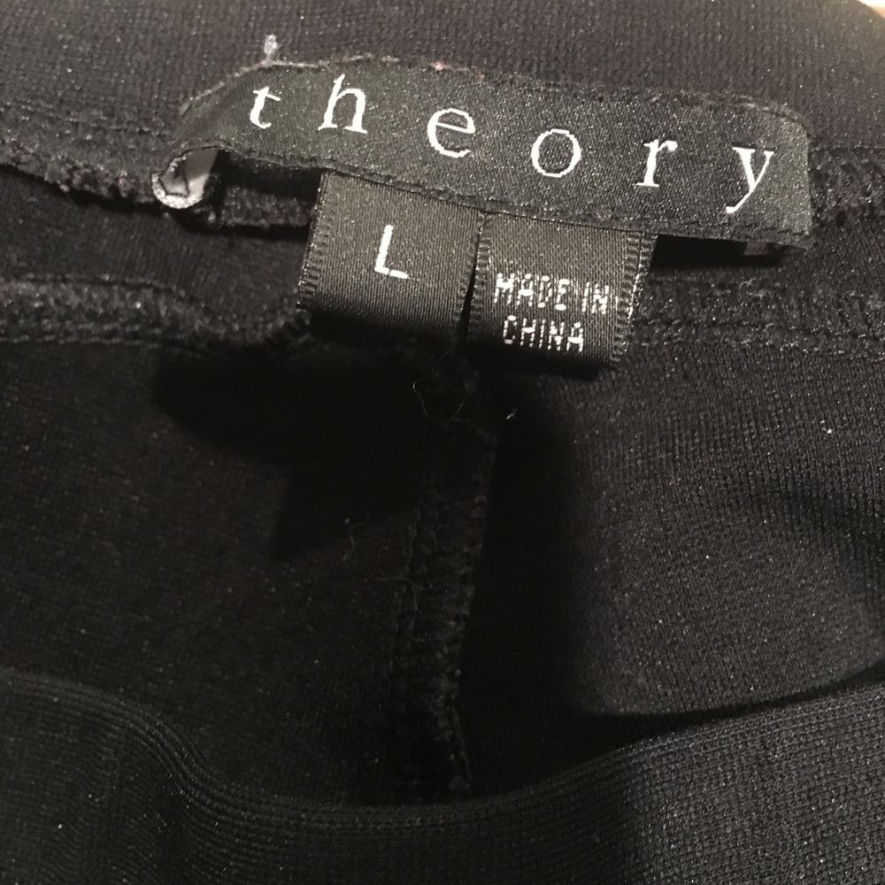 THEORY black leggings size L