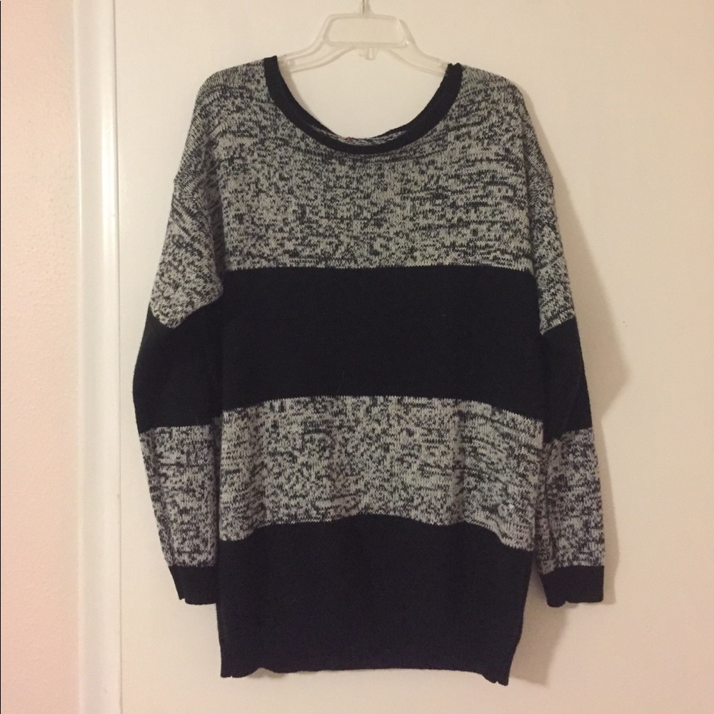 🌿oversized stripped sweater🌿