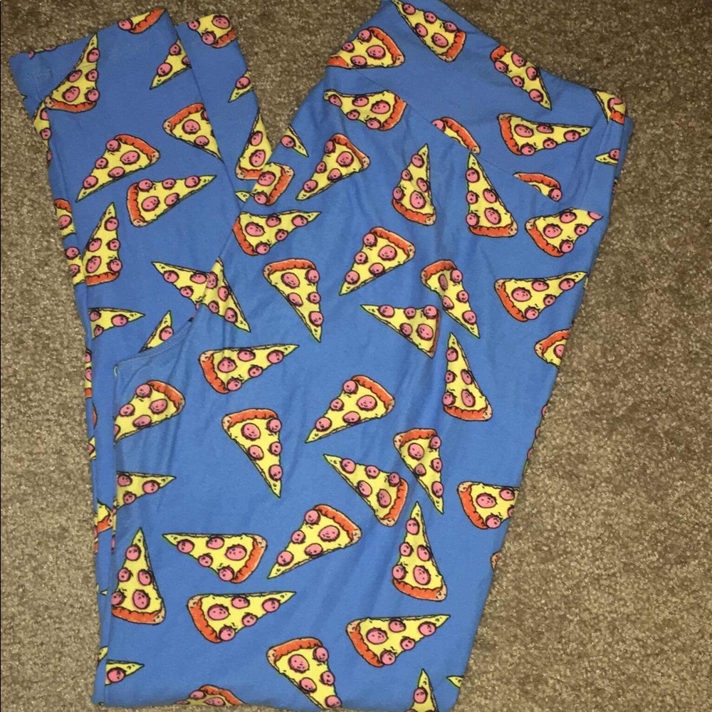 TC Lularoe Pizza Leggings- Hard to Find
