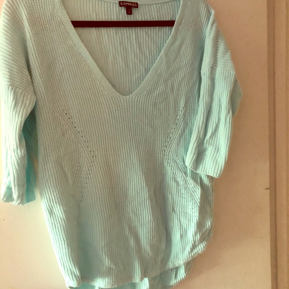 Deep V Neck Sweater
