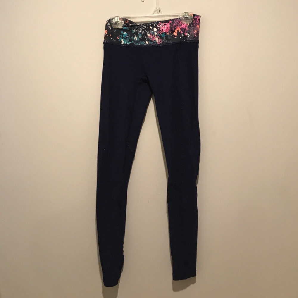 navy blue ivviva leggings reversible