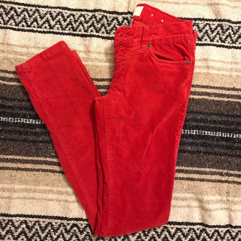 Red corduroy SO Size 3