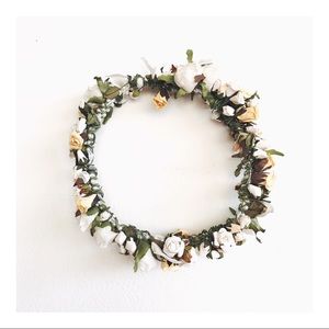 Handmade flower crown