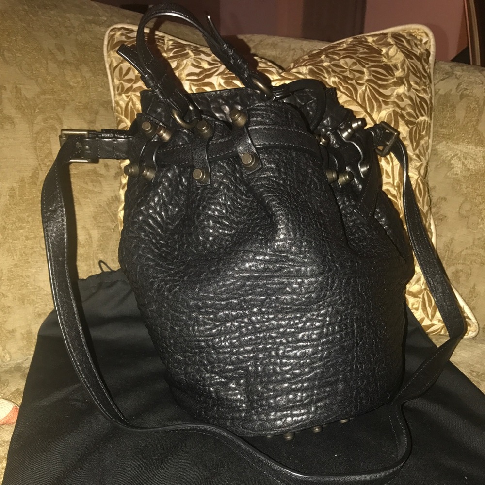 Alexander Wang DIEGO/BLACK PEBBLE/ANTIQUE BRASS