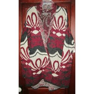 Free People L Winter's Day Cardigan Sweater Coat Free People L Winter's Day Cardigan Sweater Coat