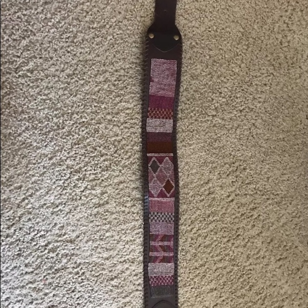 Anthropologie beaded belt