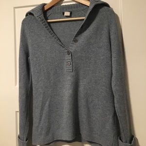 JCrew wool shawl sweater