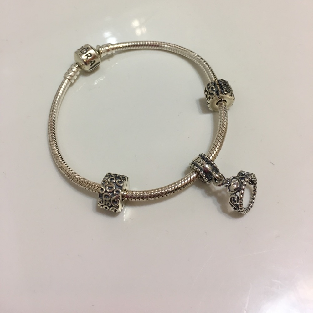 Pandora Iconic Silver Charm Bracelet